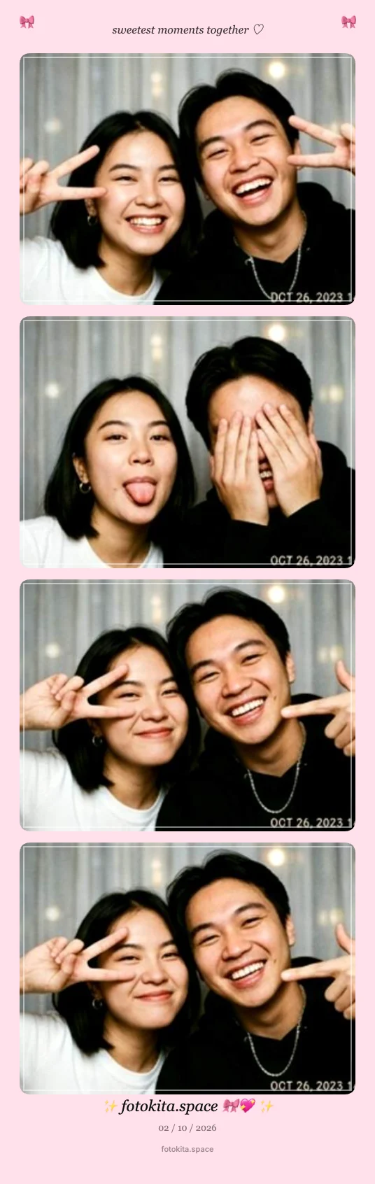 A Strip 1x4 collage rendered by fotokita.space